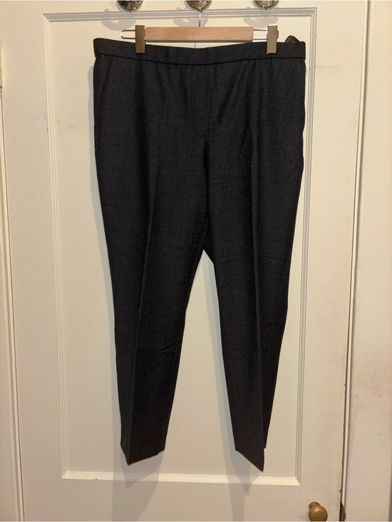 Theory Pants - Theory Charcoal Sleek Flannel Pants